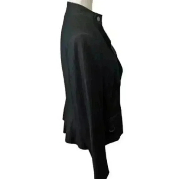 Calvin Klein Dark Gray Fully Lined Long Sleeve Suit Jacket Blazer Women’s Sz‎ 14 - Picture 3 of 11